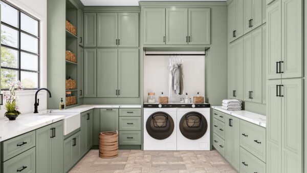 EW-W3615GD Thin Shaker EDGELINE WHITE Wall Cabinets