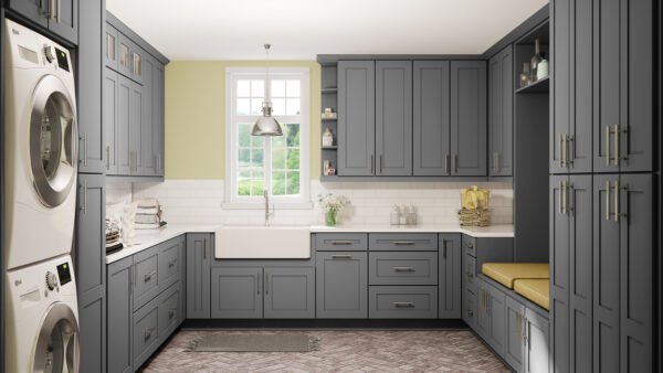 SG-SB33 Shaker Grey Base Cabinets